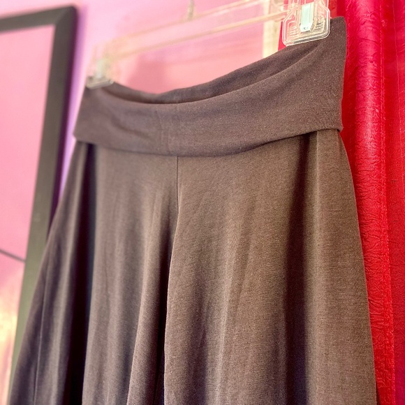 Y2k Vintage Chocolate 🍫 Brown Gaucho Pants Casual Lounge Bottoms Women’s XXS - Picture 2 of 4